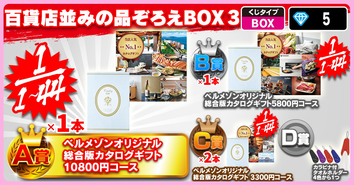 百貨店並みの品ぞろえBOX 3