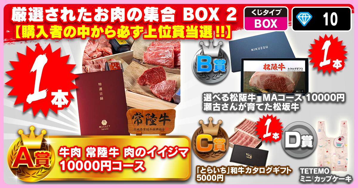 厳選されたお肉の集合 BOX 2