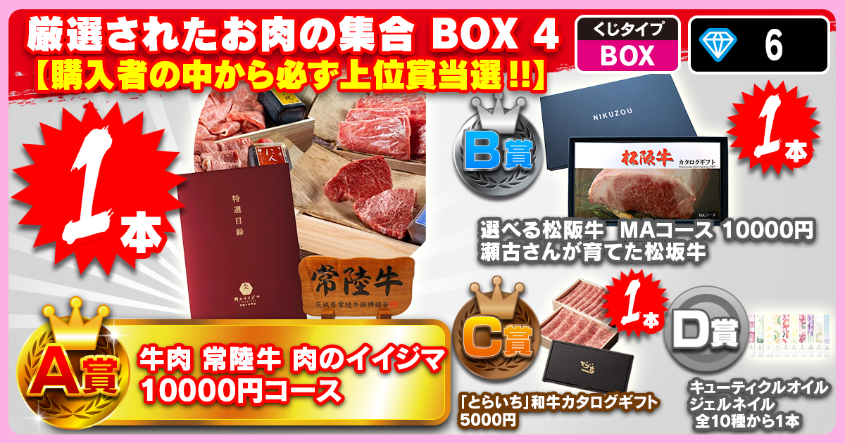 厳選されたお肉の集合 BOX 4