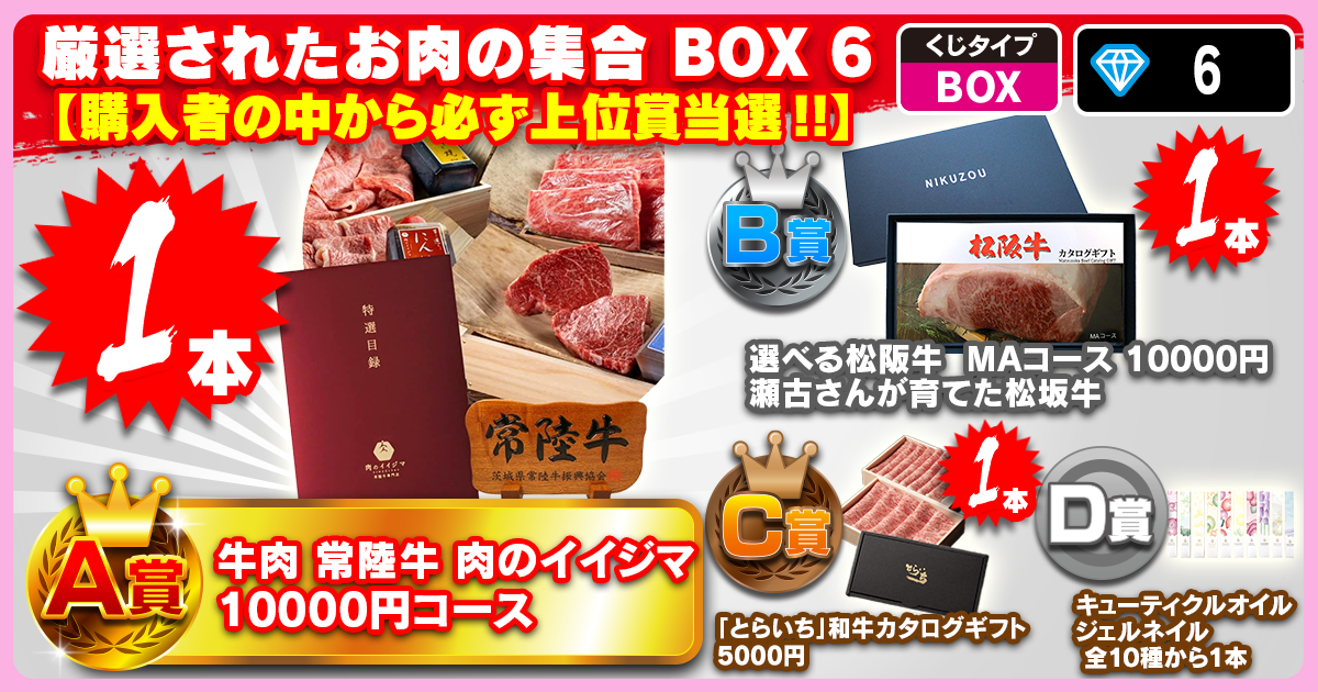 厳選されたお肉の集合 BOX 6
