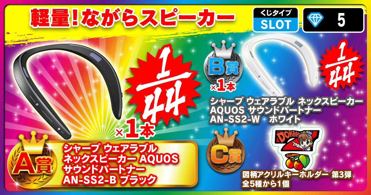 軽量！ながらスピーカー