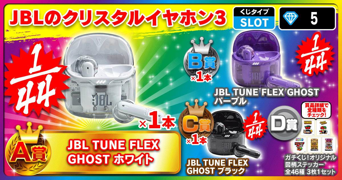 JBLのクリスタルイヤホン 3